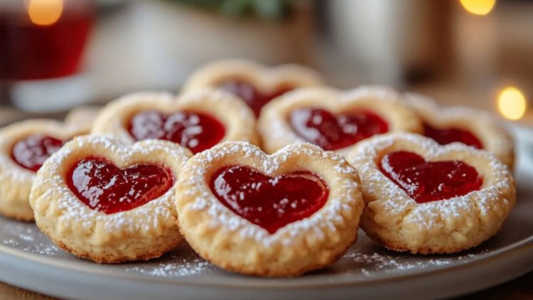 Delicious Marzipan Raspberry Cookies