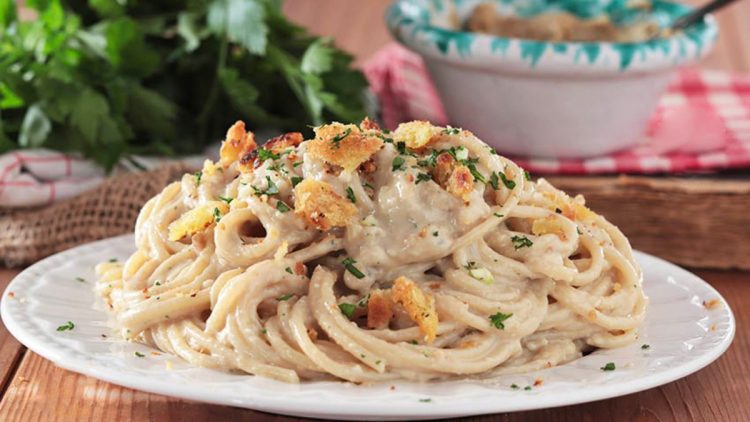 Pasta with Anchovy Cream
