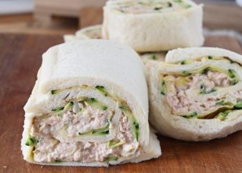 Tuna and Zucchini Pinwheels
