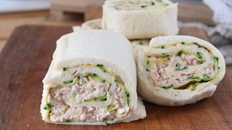 Tuna and Zucchini Pinwheels