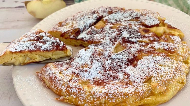 Apple Frittata in a Pan