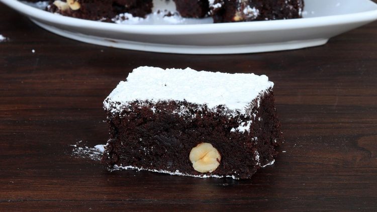 Fudgy Hazelnut Brownies