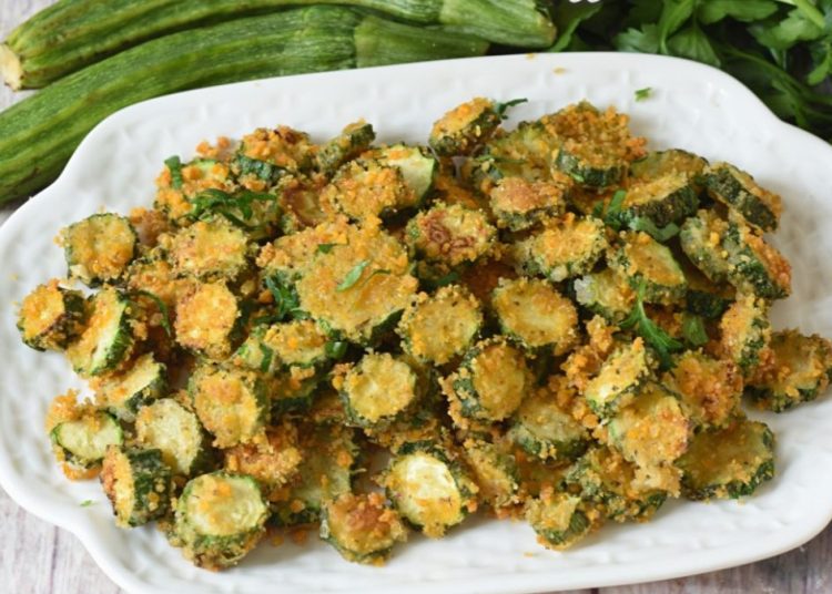 Italian Zucchini Chips from the Air Fryer