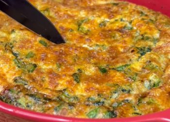 Low Carb Spinach Frittata